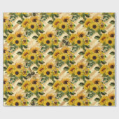 Zonnebloempakken Cadeaupapier (Vlak)