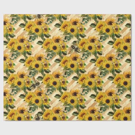 Zonnebloempakken Cadeaupapier (Vlak)