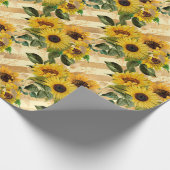 Zonnebloempakken Cadeaupapier (Hoek)