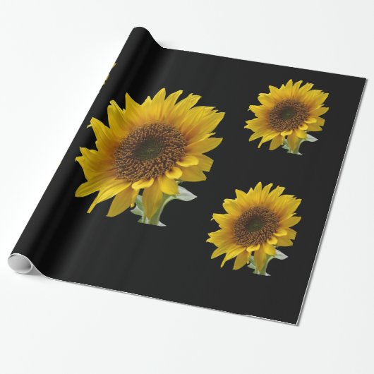 Zonnebloempakken Cadeaupapier (Uitgerold)