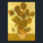 Zonnebloempalen door Vincent van Gogh Poster<br><div class="desc">Datum: 1888 | Land: Nederland | Zonnebloemen | "De zonnebloem is van mij." - Vincent van Gogh. Hij schreef zijn broer in 1889. Hij veranderde de perceptie van het Nederlandse schilderij. Het werd het symbool van Vincent van Gogh.</div>