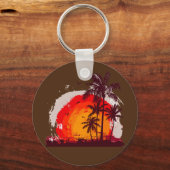 zonnebloempalm sleutelhanger (Voorkant)