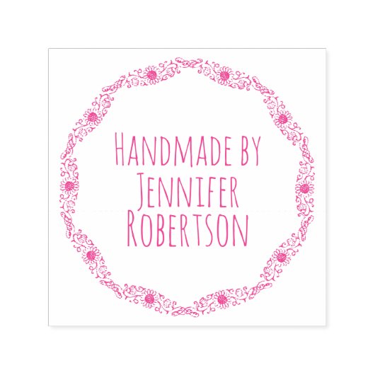 zonnebloempand, door SelfInk Stamp verwerkt Zelfinktende Stempel (Design)