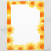 Zonnebloempapier (Voorkant)