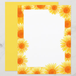 Zonnebloempapier