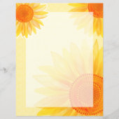 Zonnebloempapier (Voorkant)