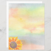 Zonnebloempapier (Voorkant / Achterkant)