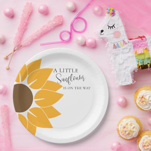 Zonnebloempapier Bord (Feest)
