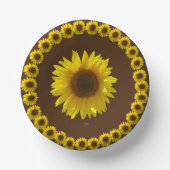 Zonnebloempapier kommen (Voorkant)