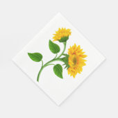 Zonnebloempapier Napels Servet (Hoek)