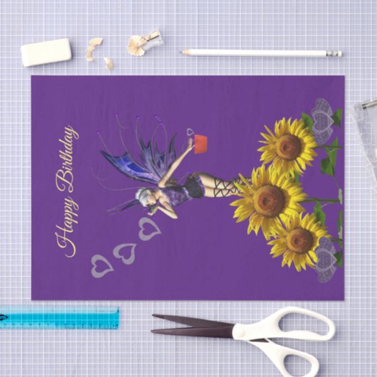 Zonnebloempapier Tissuepapier (Craft)