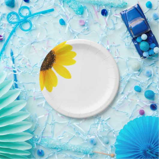 Zonnebloempapieren Borden Papieren Bordje (Feest)