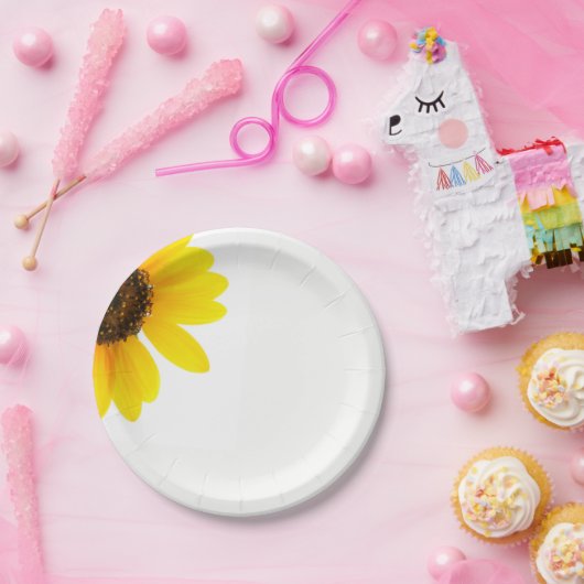 Zonnebloempapieren Borden Papieren Bordje (Feest)