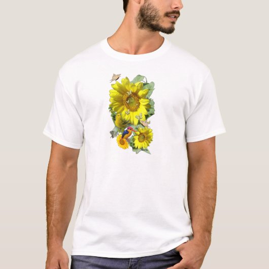 Zonnebloempartij T-shirt (Voorkant)