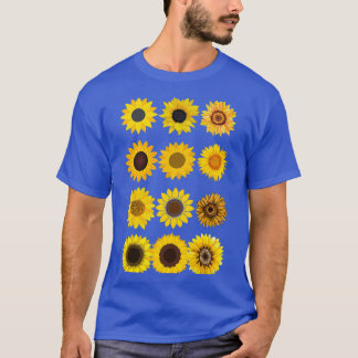 Zonnebloempatroon 1 t-shirt