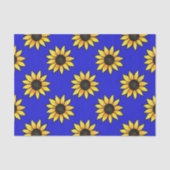 Zonnebloempatroon 3 tissuepapier (Voorkant)