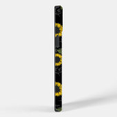 Zonnebloempatroon A01.b Black BG Case-Mate iPhone Case (Achterkant / Rechts)