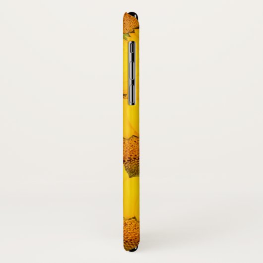 Zonnebloempatroon Case-Mate iPhone Case (Achterkant/links)