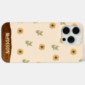 Zonnebloempatroon Case-Mate iPhone Case (Achterkant (horizontaal))