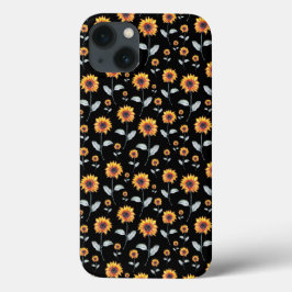 Zonnebloempatroon Case-Mate iPhone Case