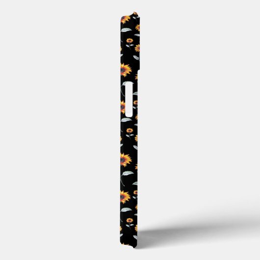 Zonnebloempatroon Case-Mate iPhone Case (Achterkant / Rechts)