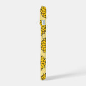 Zonnebloempatroon iPhone 15 Case (Linkerkant)