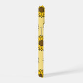 Zonnebloempatroon iPhone 15 Case (Rechterkant)