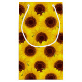 Zonnebloempatroon, kleine cadeautas (Achterkant)