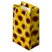 Zonnebloempatroon, kleine cadeautas (Voorkant Gekanteld)