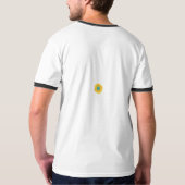zonnebloempatroon | Levendig zomer bloemenontwerp T-shirt (Achterkant volledig)