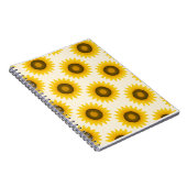Zonnebloempatroon Notitieboek (Rechterzijde)