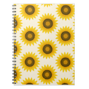 Zonnebloempatroon Notitieboek