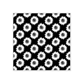 Zonnebloempatroon Rubber stempel (Afrduk)