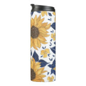 Zonnebloempatroon Thermosbeker (Geroteerd rechts)