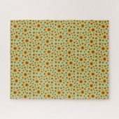 Zonnebloempatroon uitdagend hard moeilijk legpuzzel (Horizontaal)