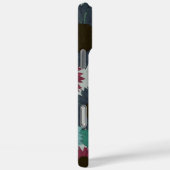 Zonnebloempatroon warme tinten iPhone hoesje (Achterkant / Rechts)