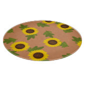Zonnebloempatroonontwerp – Schattige bloemenaesthe Snijplank (Hoek)