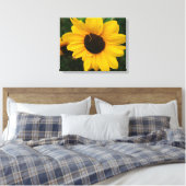 Zonnebloempdoek Canvas Afdruk (Insitu (Slaapkamer))