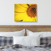 Zonnebloempdoek Canvas Afdruk (Insitu (Slaapkamer))
