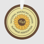 zonnebloempel NAWSA Ornament (voorkant)