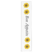 zonnebloempelaar korte tafelloper (Voorkant)