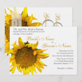 Zonnebloempels Kaart (Voorkant / Achterkant)