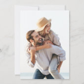 Zonnebloempels Save The Date (Achterkant)