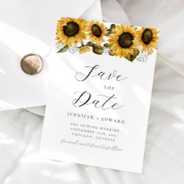 Zonnebloempels Save The Date