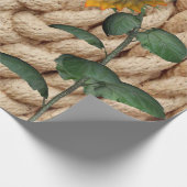 Zonnebloempijp mat inpakpapier (Hoek)