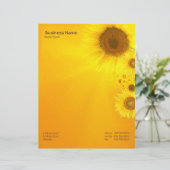 Zonnebloempit Custom Briefhoofd (Staand voorkant)