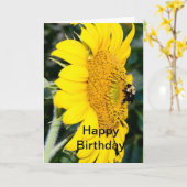 Zonnebloempitekaart Kaart (Gele Bloem)