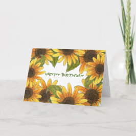 Zonnebloempitekaart Kaart