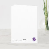 Zonnebloempitekaart Kaart (Achterkant)