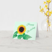 Zonnebloempitekaart Kaart (Gele Bloem)